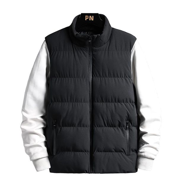 men's vests fashion mens sleeveless jacket autumn winter warm cotton vest casual men all-match thicken waistcoat male clothing m-5xl ch, Black;white
men's vests fashion mens sleeveless jacket autumn winter warm cotton vest casual men all-match thicken waistcoat male clothing m-5xl ch, Black;white