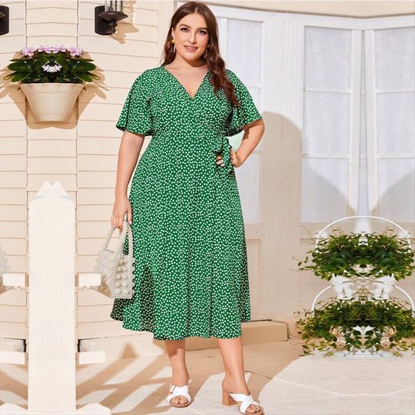 floral print large size womens dresses green flare sleeve sashes plus summer v neck oversize dress 4xl, Black;gray
floral print large size womens dresses green flare sleeve sashes plus summer v neck oversize dress 4xl, Black;gray