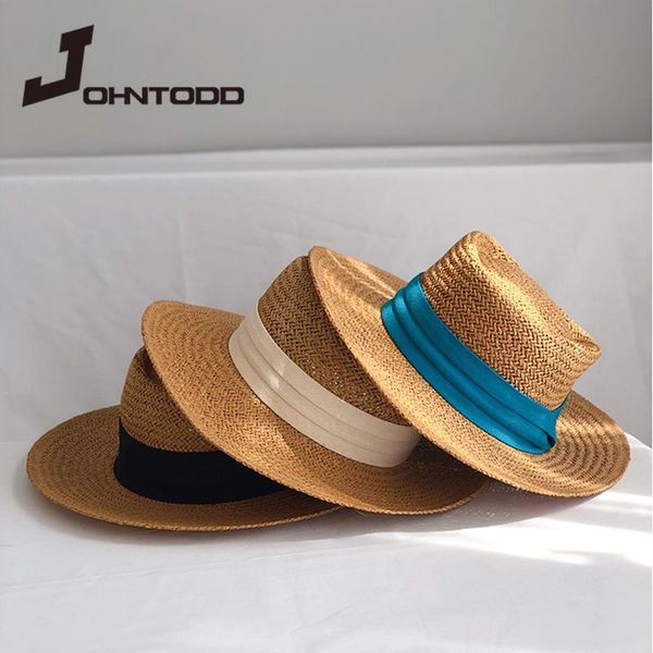 wide brim hats 2021 women summer beach sun cap concave straw hat fashion ladies tri-fold ribbon outdoors feminino gorra, Blue;gray
wide brim hats 2021 women summer beach sun cap concave straw hat fashion ladies tri-fold ribbon outdoors feminino gorra, Blue;gray