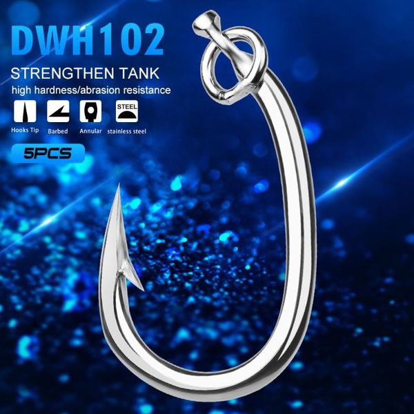 sea fishing stainless steel hook with barbed tuna seawater corrosion resistance large boat 5pcs/bag hooks
sea fishing stainless steel hook with barbed tuna seawater corrosion resistance large boat 5pcs/bag hooks