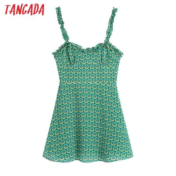 women chic green floral print ruffled mini dress beach elastic with lining straps female dresses mujer be548 210416, Black;gray
women chic green floral print ruffled mini dress beach elastic with lining straps female dresses mujer be548 210416, Black;gray