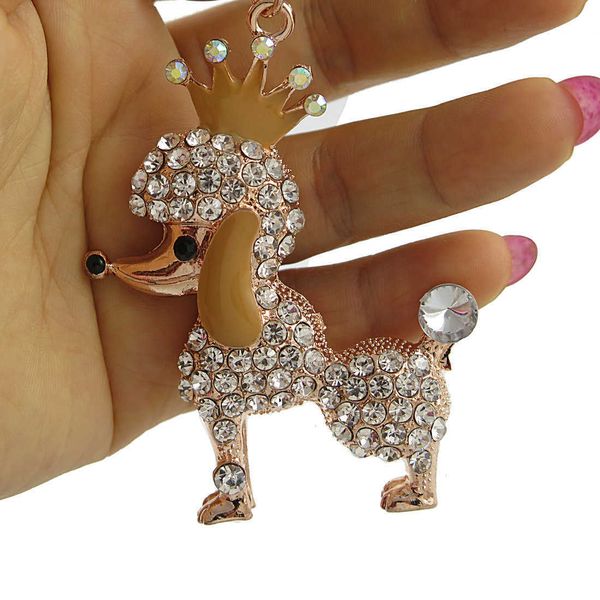 key chains crown poodle dog rhinestone crystal ring holder bag buckle pendant for car rings jewelry
key chains crown poodle dog rhinestone crystal ring holder bag buckle pendant for car rings jewelry