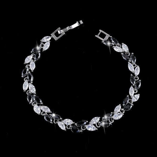 deelan fashion charm bracelets for women crystal zircon jewelry colorful girl engagement bracelet wedding girlfriend jewellery, Black
deelan fashion charm bracelets for women crystal zircon jewelry colorful girl engagement bracelet wedding girlfriend jewellery, Black