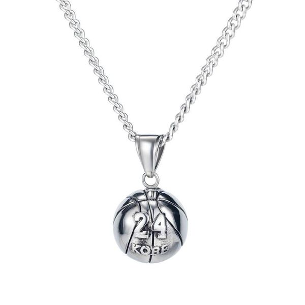 pendant necklaces punk number 24 basketball men fashion stainless steel hip hop jewelry accessories men's pendants wholesale, Silver
pendant necklaces punk number 24 basketball men fashion stainless steel hip hop jewelry accessories men's pendants wholesale, Silver