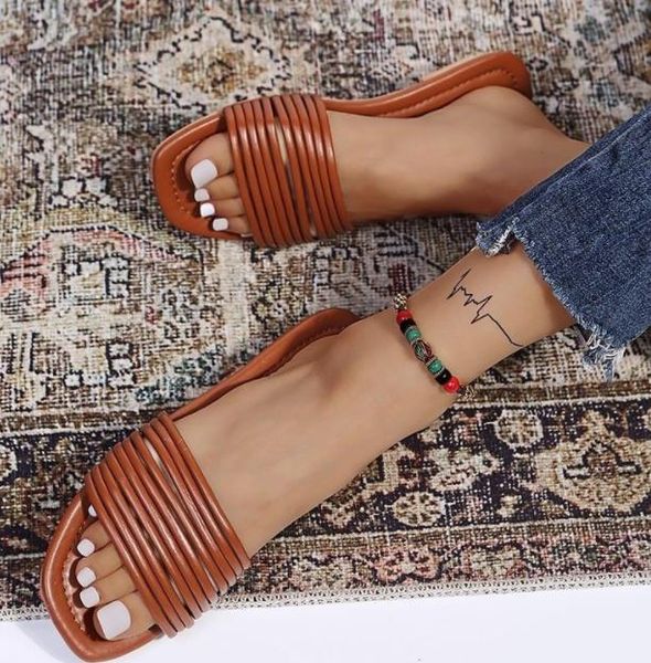 slippers flat shoes female ladies' women slides summer soft designer basic rome fashion pu, Black
slippers flat shoes female ladies' women slides summer soft designer basic rome fashion pu, Black