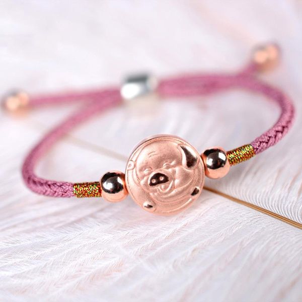 charm bracelets fashion lucky pig bracelet hand-woven this year of the hand rope for women jewelry, Golden;silver
charm bracelets fashion lucky pig bracelet hand-woven this year of the hand rope for women jewelry, Golden;silver
