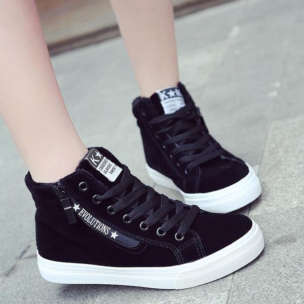 boots women's winter ankle female zipper flock platform snow boot ladies plush sneakers casual flat shoes woman footwear, Black
boots women's winter ankle female zipper flock platform snow boot ladies plush sneakers casual flat shoes woman footwear, Black