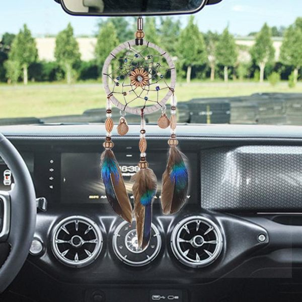 creative dream catcher car hanging ornaments pendant knitting feather wind chimes handmade home decorations gifts decorative objects & figur
creative dream catcher car hanging ornaments pendant knitting feather wind chimes handmade home decorations gifts decorative objects & figur