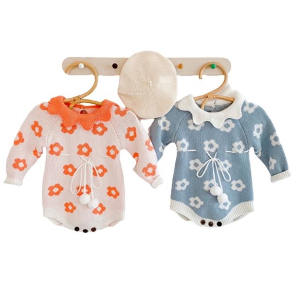 romper knitted flowers rompers spring long sleeve clothes cotton baby sweater infant girl jumpsuit 210417, Blue
romper knitted flowers rompers spring long sleeve clothes cotton baby sweater infant girl jumpsuit 210417, Blue