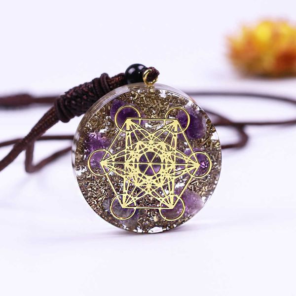 natural amethystine orgonite pendant copper shavings energy crystal reiki pendant necklace improve fortune charms pendant x0707, Silver
natural amethystine orgonite pendant copper shavings energy crystal reiki pendant necklace improve fortune charms pendant x0707, Silver