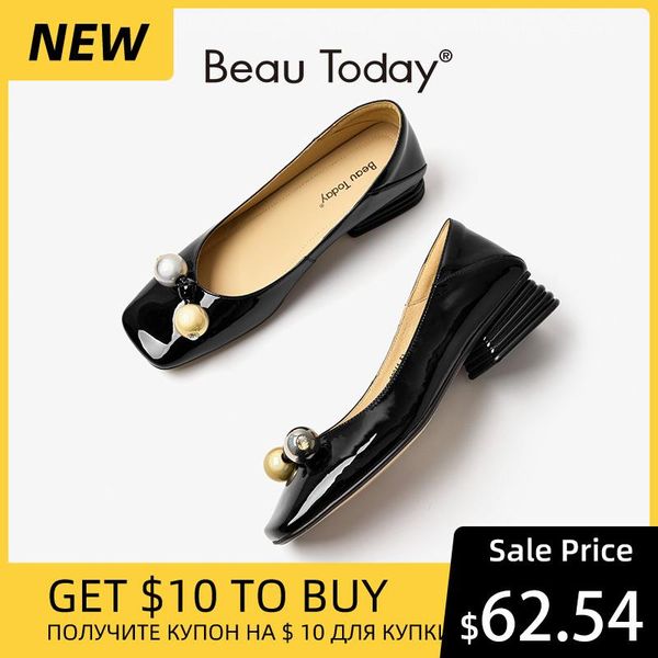 beautoday pumps women patent leather loafers slip on square toe pearl decor ladies shallow shoes handmade 18093 dress, Black
beautoday pumps women patent leather loafers slip on square toe pearl decor ladies shallow shoes handmade 18093 dress, Black
