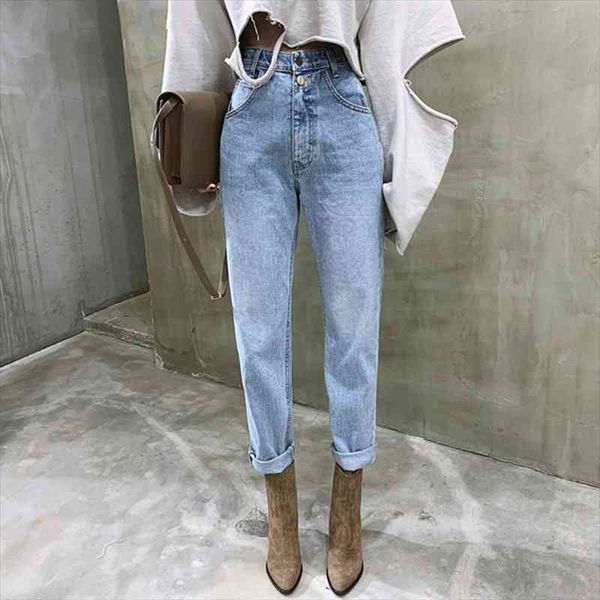 spring vintage high waist straight jeans pant for women streetwear loose female denim pant jeans buttons zipper, Blue
spring vintage high waist straight jeans pant for women streetwear loose female denim pant jeans buttons zipper, Blue
