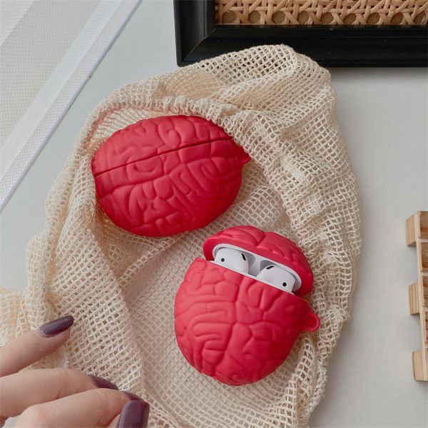 3d funny mini brain wireless bluetooth earphone cases for airpods pro 2 1 silicone headset cover charging box with hook
3d funny mini brain wireless bluetooth earphone cases for airpods pro 2 1 silicone headset cover charging box with hook