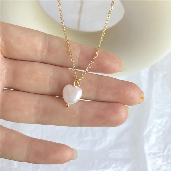 chains styles white heart shape pendant necklace female elegant temperament charm jewelry's first choice, Silver
chains styles white heart shape pendant necklace female elegant temperament charm jewelry's first choice, Silver
