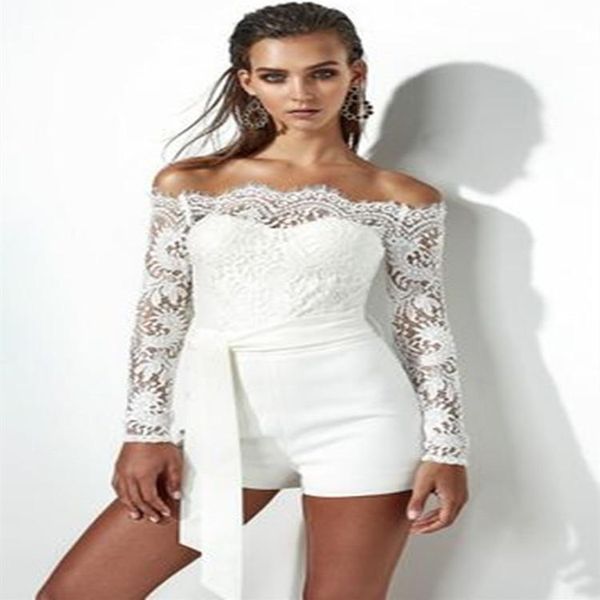women's jumpsuits & rompers lace off shoulder bodysuit women see through long sleeve skinny solid sets casual feminino jumpsuit, Black;white
women's jumpsuits & rompers lace off shoulder bodysuit women see through long sleeve skinny solid sets casual feminino jumpsuit, Black;white