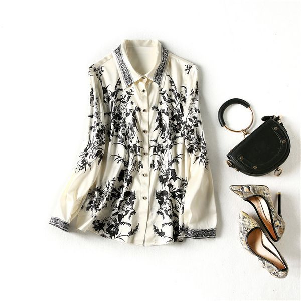 european and american women's clothes spring the 2021 long sleeve lapel ink printing fashion silk shirt n9d9, White
european and american women's clothes spring the 2021 long sleeve lapel ink printing fashion silk shirt n9d9, White