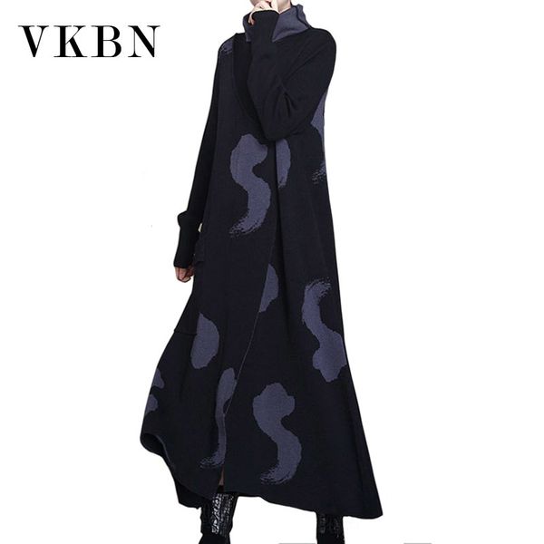 vkbn autumn winter knitted maxi dresses for women long sleeve patchwork plus size women dress rabbit corduroy does not ball 210507, Black;gray
vkbn autumn winter knitted maxi dresses for women long sleeve patchwork plus size women dress rabbit corduroy does not ball 210507, Black;gray
