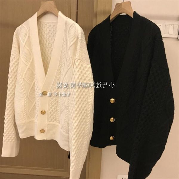 women's knits & tees clothing cardigan autumn and winter pattern grandma loose sweater, White
women's knits & tees clothing cardigan autumn and winter pattern grandma loose sweater, White