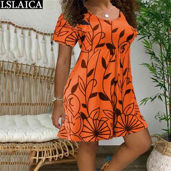 plus size s-5xl summer casual dress round neck street hipster print high waist mini a-line loose roupas femininas 210515, Black;gray
plus size s-5xl summer casual dress round neck street hipster print high waist mini a-line loose roupas femininas 210515, Black;gray