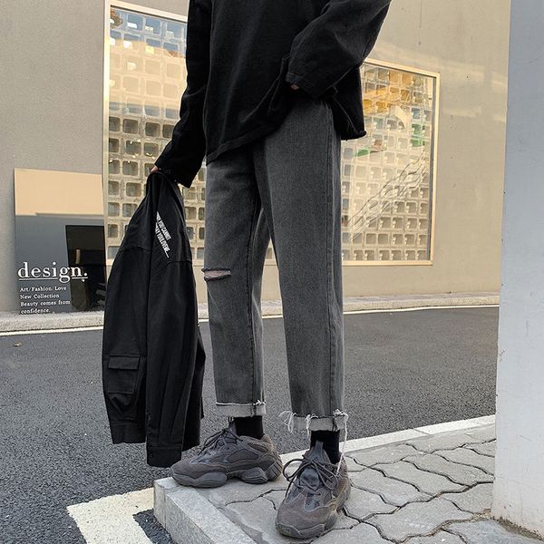 spring summer ripped jeans mens fashion casual retro hole jeans men streetwear korean hip-hop straight denim trousers mens, Blue
spring summer ripped jeans mens fashion casual retro hole jeans men streetwear korean hip-hop straight denim trousers mens, Blue