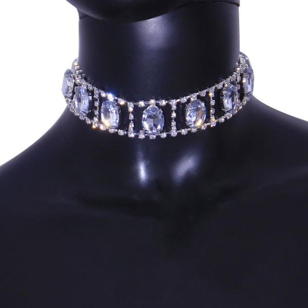 pendant necklaces vintage rhinestone choker necklace star fashion women big dress accessories luxury collares chain, Silver
pendant necklaces vintage rhinestone choker necklace star fashion women big dress accessories luxury collares chain, Silver