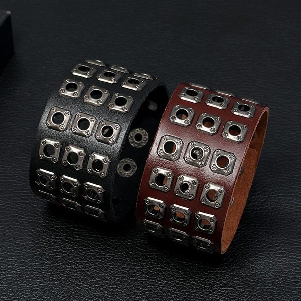 charm bracelets steampunk cool bracelet gothic rock hip-hop leather wristbands bangle fashion jewelry, Golden;silver
charm bracelets steampunk cool bracelet gothic rock hip-hop leather wristbands bangle fashion jewelry, Golden;silver
