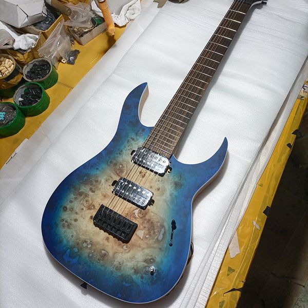 7 strings cherry sunburst electric guitar with burl maple veneer,rosewood fretboard
7 strings cherry sunburst electric guitar with burl maple veneer,rosewood fretboard