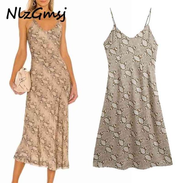 dres animal print backless straps satin summer party midi woman sleeveless beach 210628, Black;gray
dres animal print backless straps satin summer party midi woman sleeveless beach 210628, Black;gray