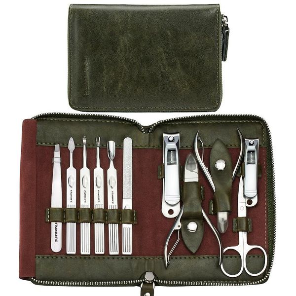nail art kits manicure set, familife professional kit clippers set 11 in 1 stainless steel pedicure tools grooming
nail art kits manicure set, familife professional kit clippers set 11 in 1 stainless steel pedicure tools grooming