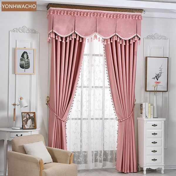 custom curtain luxury simple modern european american living room bedroom pink cloth blackout valance tulle panel c718 & drapes
custom curtain luxury simple modern european american living room bedroom pink cloth blackout valance tulle panel c718 & drapes