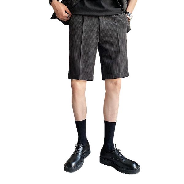 men's shorts man straight stripe suit men korean style fashion business casual streetwear, White;black
men's shorts man straight stripe suit men korean style fashion business casual streetwear, White;black
