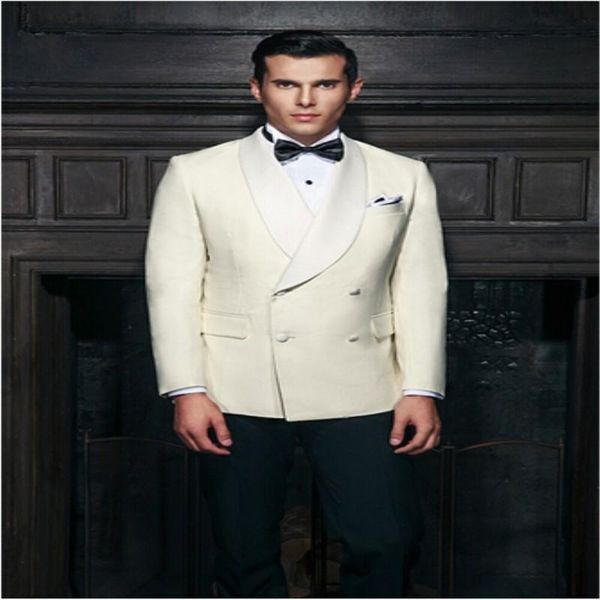 customize made arrival mens suits groomsmen shawl lapel groom tuxedos beige jacket+black pants wedding prom man suit men's & blazers, White;black
customize made arrival mens suits groomsmen shawl lapel groom tuxedos beige jacket+black pants wedding prom man suit men's & blazers, White;black