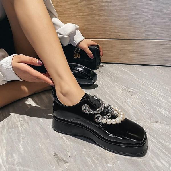 women pumps soft cow leather autumn spring pearls black color chains square toe platform high heels dress shoes
women pumps soft cow leather autumn spring pearls black color chains square toe platform high heels dress shoes