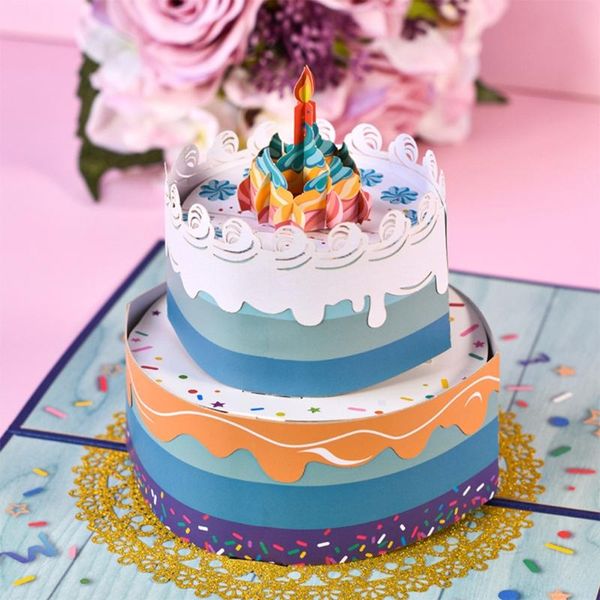 greeting cards birthday cake card 3d -up for christmas wedding party postcards gifts with envelope
greeting cards birthday cake card 3d -up for christmas wedding party postcards gifts with envelope
