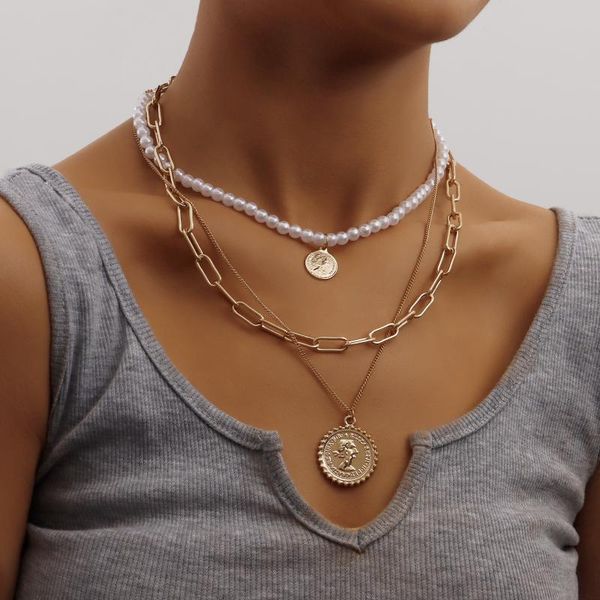 chains multilayer trend pearl bamboo linked chain queen beauty pendant necklace diamond shaped, Silver
chains multilayer trend pearl bamboo linked chain queen beauty pendant necklace diamond shaped, Silver
