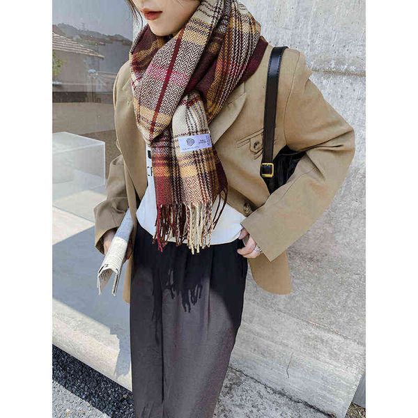 scarves plaid 2022 japan south korea sweet imitation cashmere scarf autumn and winter medium long stripe scarf female, Blue;gray
scarves plaid 2022 japan south korea sweet imitation cashmere scarf autumn and winter medium long stripe scarf female, Blue;gray