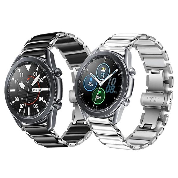 watch bands stainless steel ceramic strap for samsung galaxy 41 45mm bracelet gear s3 classic&frontier 42mm 46mm watchbands, Black;brown
watch bands stainless steel ceramic strap for samsung galaxy 41 45mm bracelet gear s3 classic&frontier 42mm 46mm watchbands, Black;brown