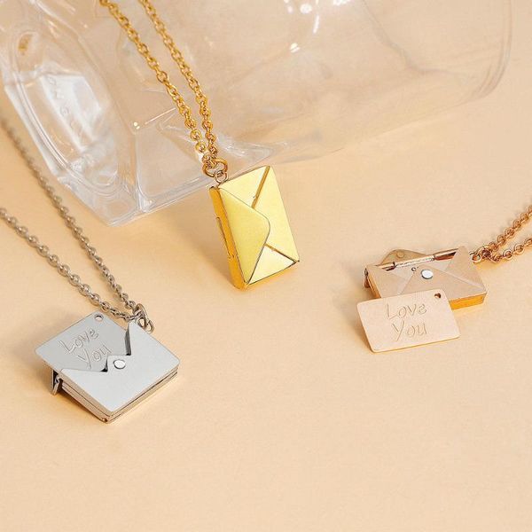 chains european and american products envelope necklace fashion titanium steel clavicle chain pendant jewelry, Silver
chains european and american products envelope necklace fashion titanium steel clavicle chain pendant jewelry, Silver
