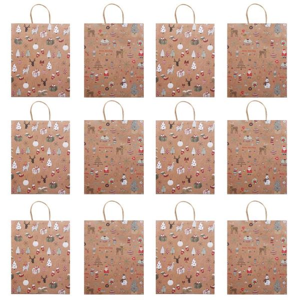 christmas decorations 12 pcs simple square bottom bags tote convenient reticules
christmas decorations 12 pcs simple square bottom bags tote convenient reticules