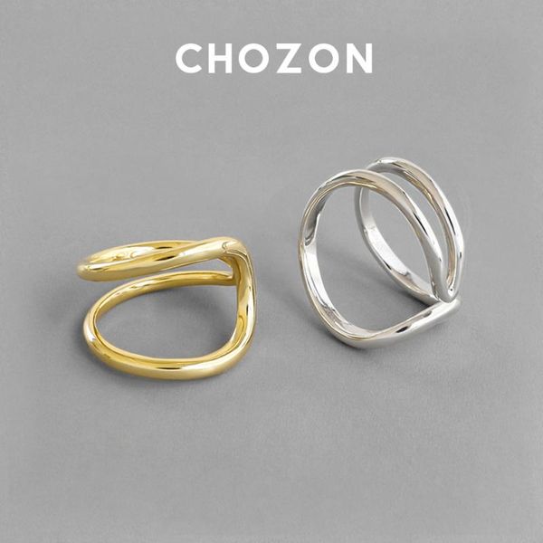 cluster rings korean s925 sterling silver ring ins simple double-layer line glossy opening female personality versatile, Golden;silver
cluster rings korean s925 sterling silver ring ins simple double-layer line glossy opening female personality versatile, Golden;silver