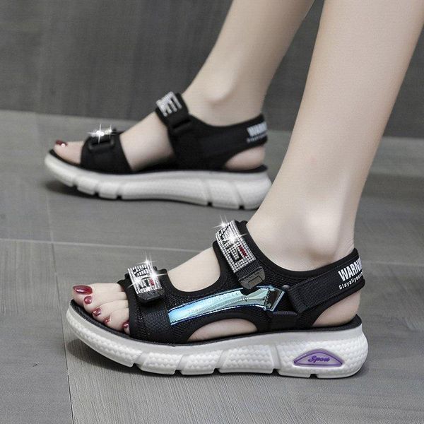 sandals calzado mujer verano 2021 chaussures plates femelle fashion shoes ladies and zapatos, Black
sandals calzado mujer verano 2021 chaussures plates femelle fashion shoes ladies and zapatos, Black