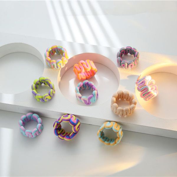 wedding rings aomu 1pc 2021 fashion colorful irregular round handmade hit color stripe ceramic clay for women jewelry gifts wide, Slivery;golden
wedding rings aomu 1pc 2021 fashion colorful irregular round handmade hit color stripe ceramic clay for women jewelry gifts wide, Slivery;golden