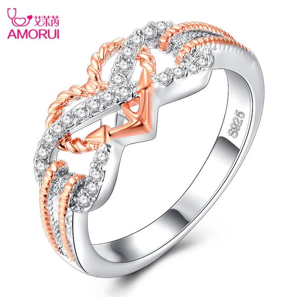 wedding rings amorui romantic rose gold zircon love engagement/wedding ring for women fashion 8 character silver color jewelry gifts, Slivery;golden
wedding rings amorui romantic rose gold zircon love engagement/wedding ring for women fashion 8 character silver color jewelry gifts, Slivery;golden