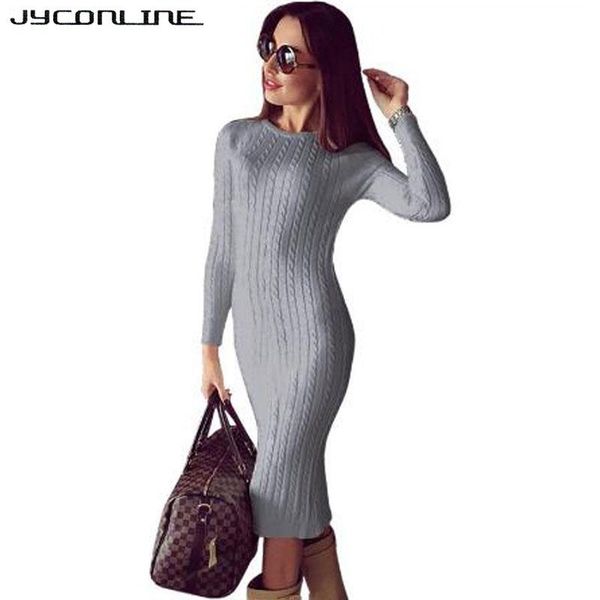casual dresses jyconline winter bodycon knitted dress women sweater long sleeve midi split vestidos elastic party club, Black;gray
casual dresses jyconline winter bodycon knitted dress women sweater long sleeve midi split vestidos elastic party club, Black;gray