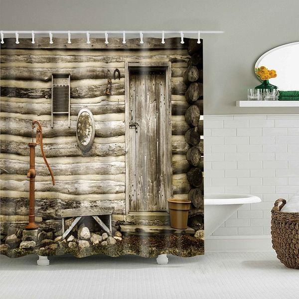 bath curtain waterproof wood house farmhouse bathroom shower drop curtains
bath curtain waterproof wood house farmhouse bathroom shower drop curtains