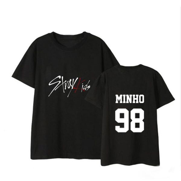 women's t-shirt kawaii tees kpop stray kids t shirt women casual short sleeve vogue clothes streetwear femme bangchan je trendy clothin, White
women's t-shirt kawaii tees kpop stray kids t shirt women casual short sleeve vogue clothes streetwear femme bangchan je trendy clothin, White