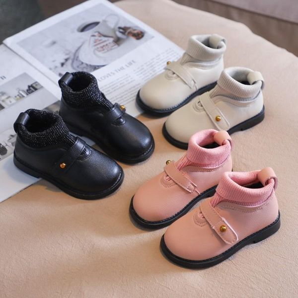 children casual shoes autumn winter boots fashion leather soft antislip girls 21-30, Black;grey
children casual shoes autumn winter boots fashion leather soft antislip girls 21-30, Black;grey