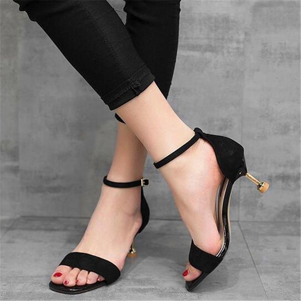 dress shoes 2021 summer high-heeled open-toe word buckle cat eyes with wild women's sandals, Black
dress shoes 2021 summer high-heeled open-toe word buckle cat eyes with wild women's sandals, Black