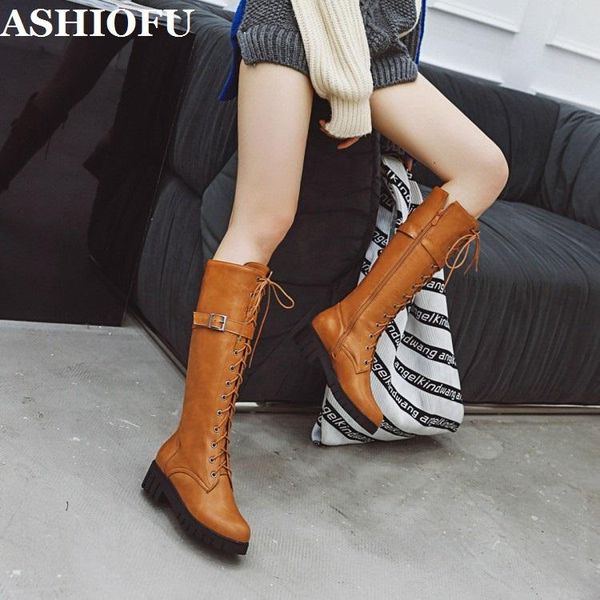 boots ashiofu handmade 2021 women's block heels front-shoelace rome knee evening winter fashion, Black
boots ashiofu handmade 2021 women's block heels front-shoelace rome knee evening winter fashion, Black