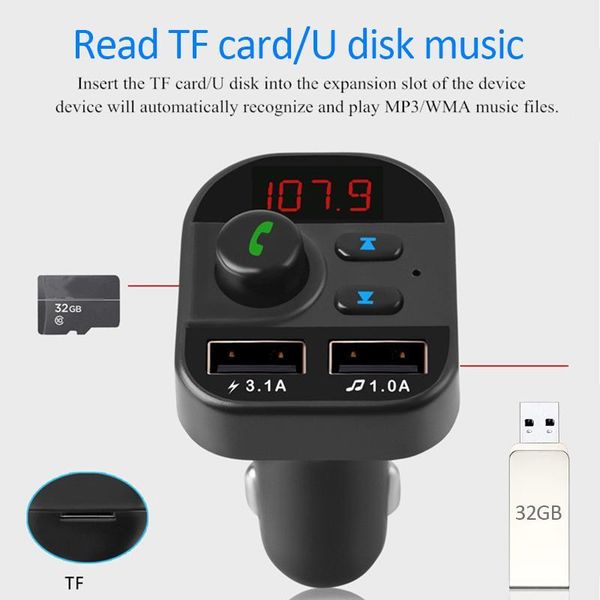 kit handscar wireless bluetooth fm transmitter mp3 radio 2 usb charger car accessories handsfree
kit handscar wireless bluetooth fm transmitter mp3 radio 2 usb charger car accessories handsfree